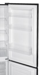 Cookology CFF2475050BK 244L Frost-Free 50/50 Fridge Freezer, Adjustable Temp, Black (New)