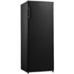 Cookology Tall Upright Fridge & Freezer Pack in Black, 55 x 142cm tall, Side-by-Side (New)