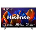 Hisense 55'' 4K QLED Smart TV 55E77NQTUK, Dolby Vision, 2024 (New)