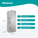 Hisense RL415N4ACE Freestanding Refrigerator, Grey (New)