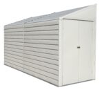 Arrow Yardsaver Compact Galvanized Steel Storage Shed with Pent Roof, 4' x 10' (New)