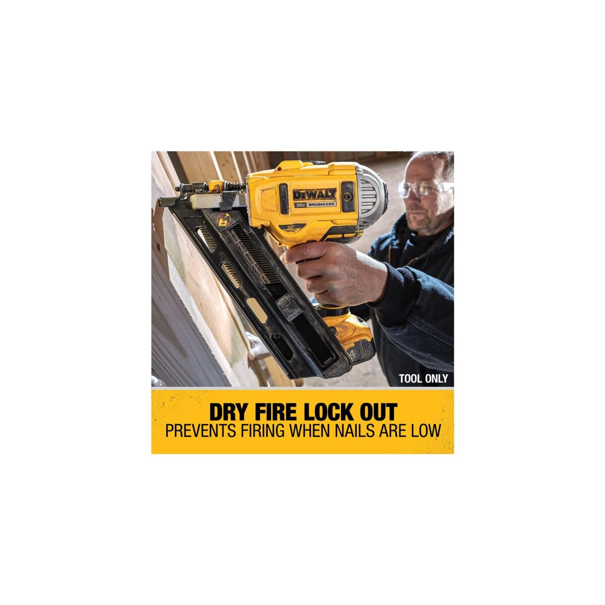 DEWALT 20V MAX XR Framing Nailer, Dual Speed, Bare Tool Only (DCN692B) (New)