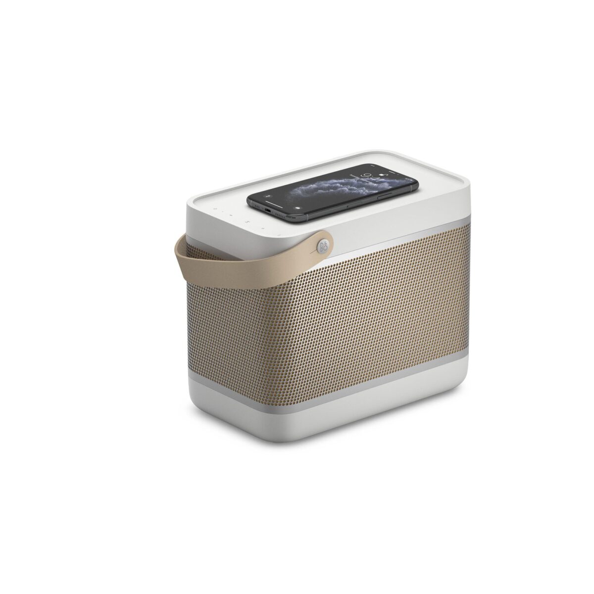 B&O Beolit 20: Portable Bluetooth Speaker, 360° Sound, Qi Charging. (New)