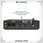 Cambridge Audio DacMagic 200M, MQA DAC & Headphone Amp, Bluetooth, Lunar Grey (New)