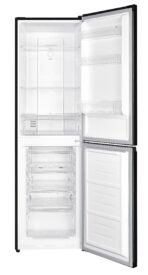 Cookology CFF2475050BK 244L Frost-Free 50/50 Fridge Freezer, Adjustable Temp, Black (New)