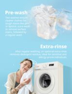 Comfee CFE10EW60/W Washing Machine, 6KG, 90℃ Heat Wash, Ultra Slim, White (New)