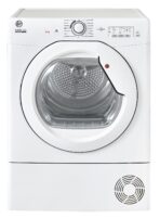 Hoover HLEC8LG Freestanding Condenser Tumble Dryer, Sensor Dry, 8 kg Load, White (New)