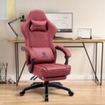 Dowinx Gaming Chair: Recliner, Massage, Footrest, Ergonomic, Grey (New)