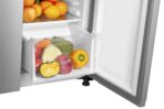 Cookology CSBS460IX 460L American Side-by-Side Fridge Freezer, Frost Free, Inox (New)