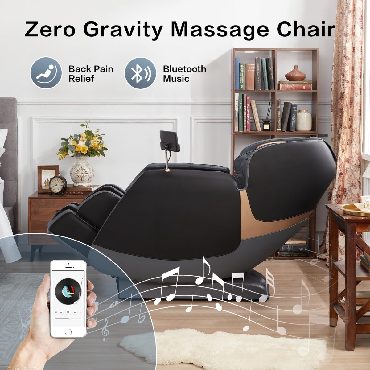 ARONT Large Massage Chair with Heat & Zero Gravity Recline (New)