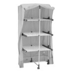 BLACK+DECKER 63091 3-Tier Heated Clothes Airer: Aluminium, Cool Grey. (New)