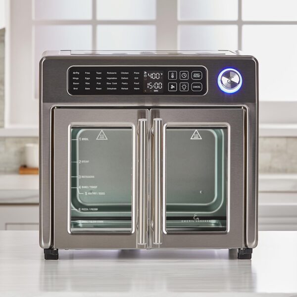 Emeril Lagasse 26QT Air Fryer Toaster Oven: French Doors, Stainless Steel (New)