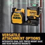 DEWALT 12V/20V MAX XR Line Laser, 3x360° Green, Battery & Charger Included (DCLE34033D1) (New)