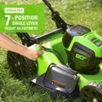 Greenworks Pro 21-Inch 80V Self-Propelled Cordless Lawn Mower, Tool-Only, MO80L00 (New)