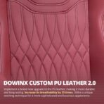 Dowinx Gaming Chair: Recliner, Massage, Footrest, Ergonomic, Grey (New)