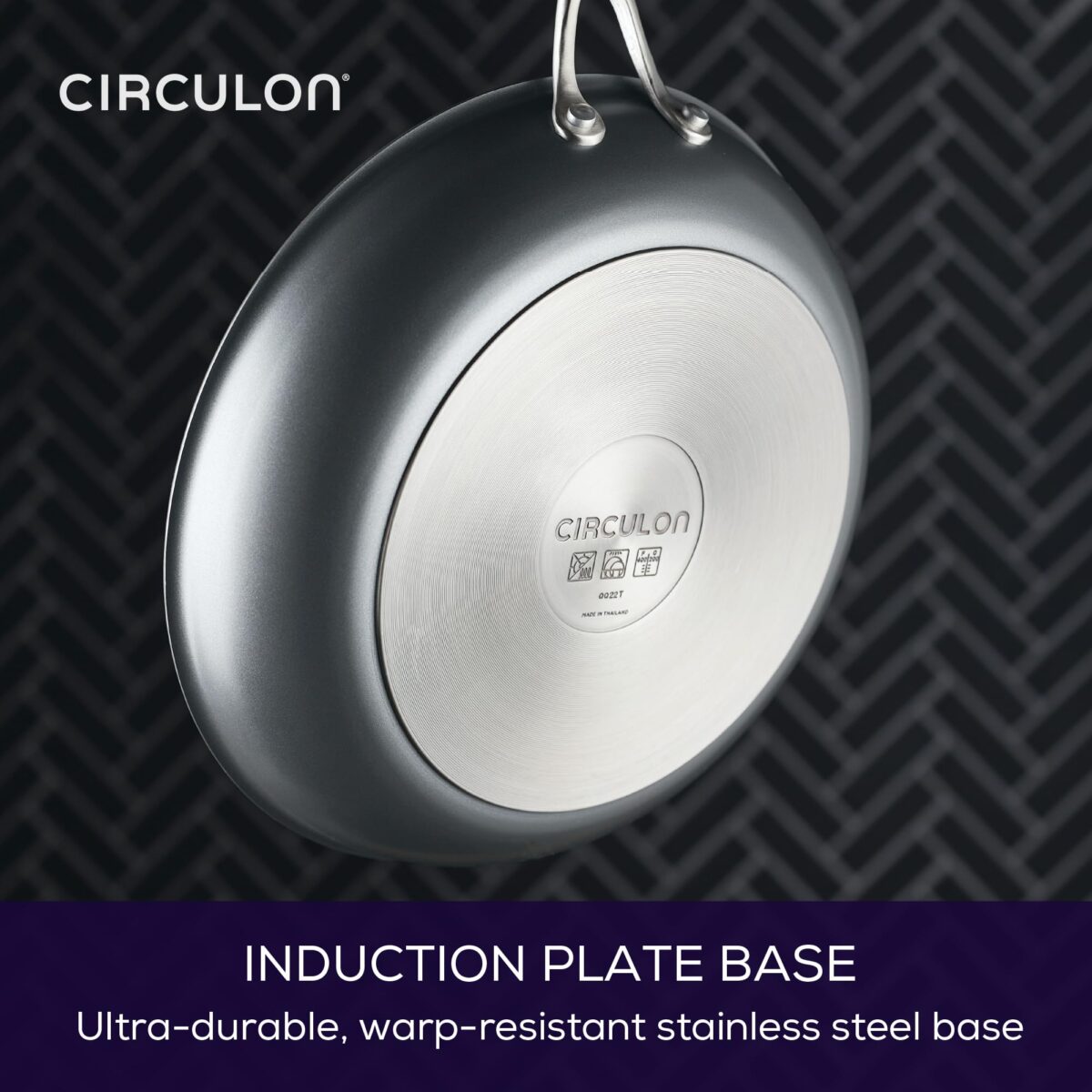 Circulon Scratch Defense Induction Pan Set of 5, Non-Stick, Oven Safe, Grey (New)