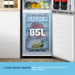 Fridgemaster MC55251DEB Fridge Freezer: 256L, Frost Free, Water Dispenser (New)