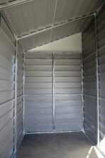 Arrow Yardsaver Compact Galvanized Steel Storage Shed with Pent Roof, 4' x 10' (New)