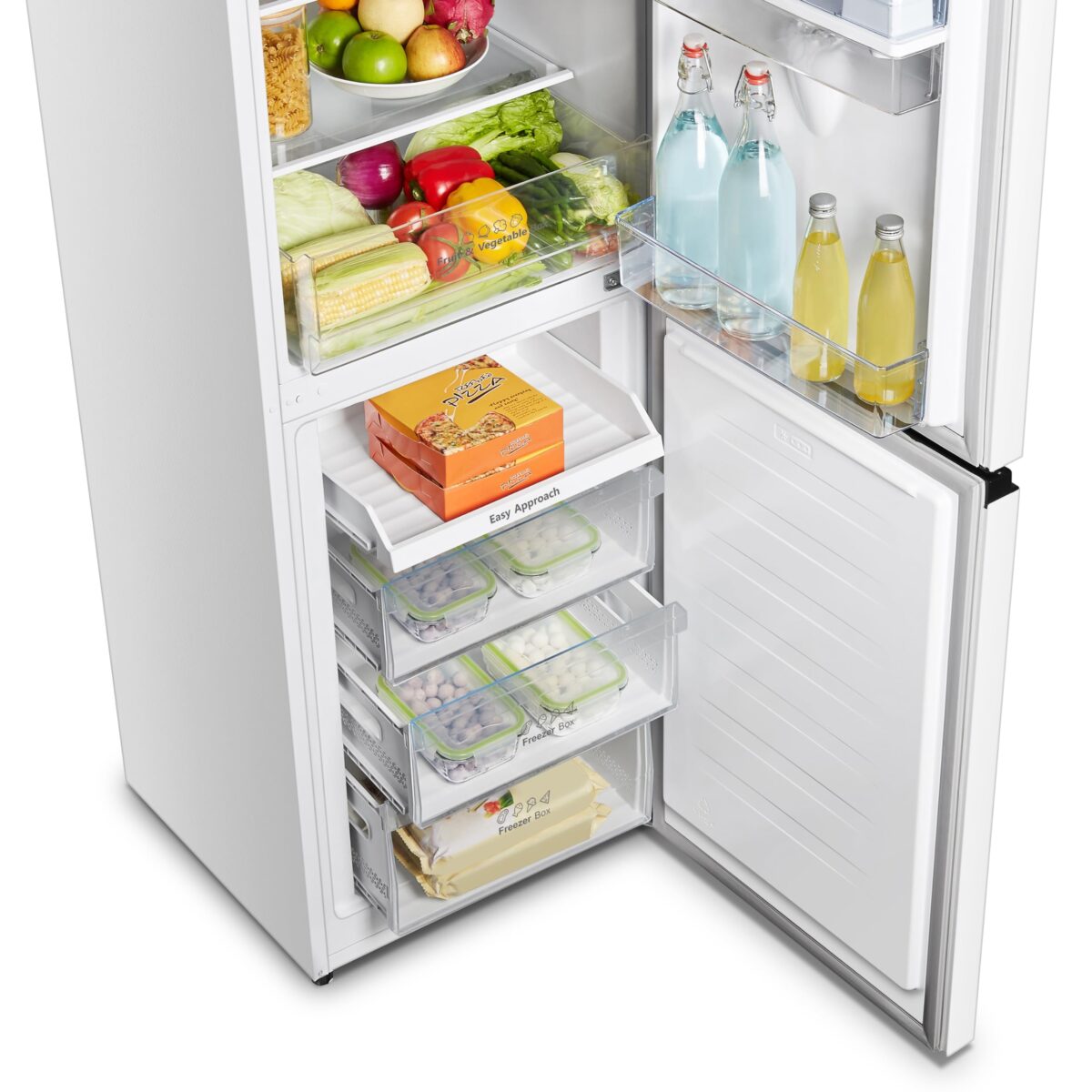 Hisense RB327N4WWE 55cm Fridge Freezer, 251L, No Frost, Water Dispenser (New)