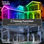 FBZ 300FT Outdoor RGB Lights: IP67 Waterproof, Smart App, Music Sync (New)