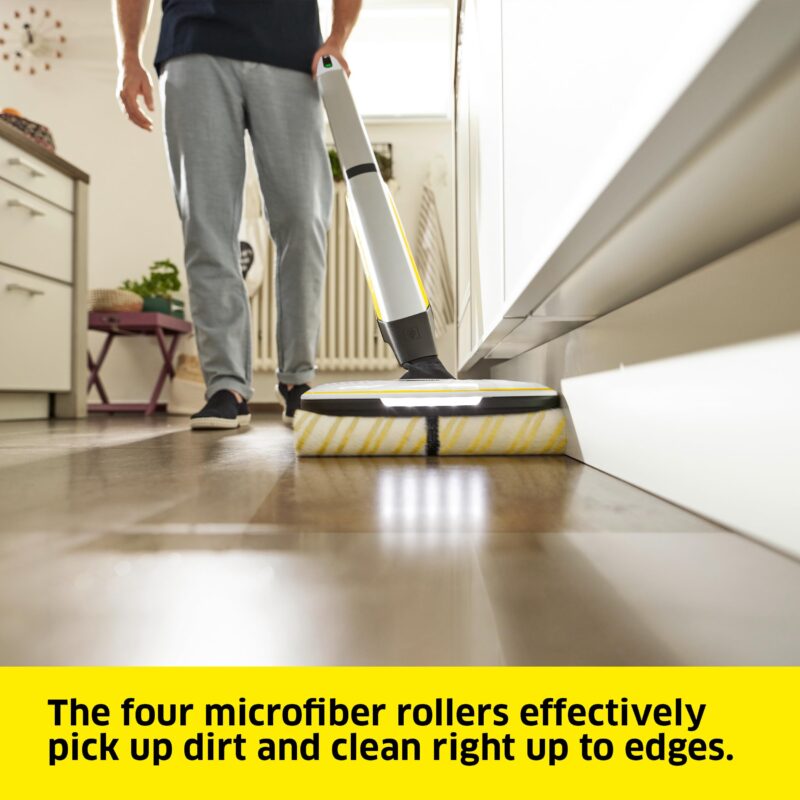 Kärcher FC7 Electric Mop: Cordless, Sanitizes Laminate, Wood, Tile & More (New)