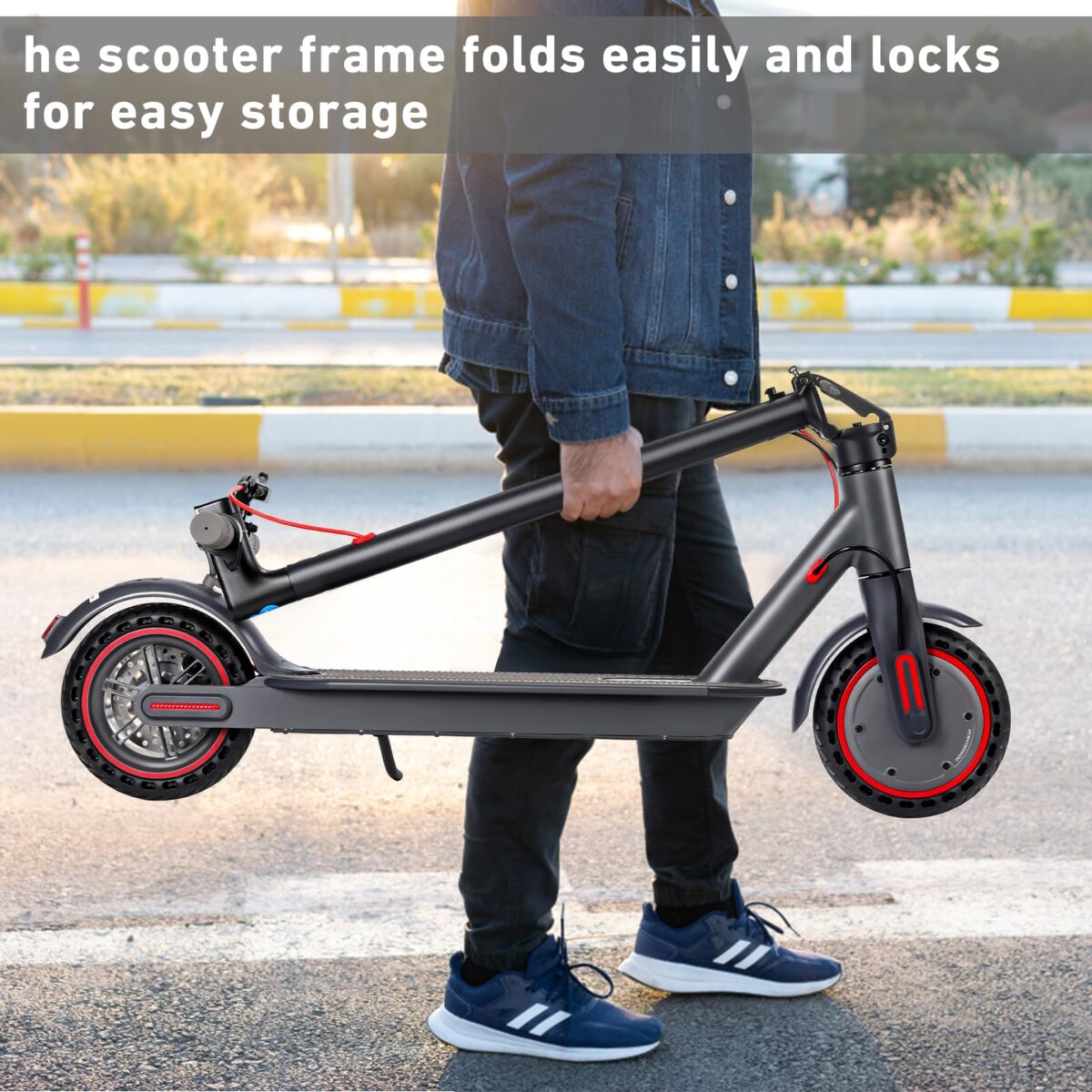 Kedaung Electric Scooter: Folding, Double Braking, 8.5" Tires, for Adults (New)