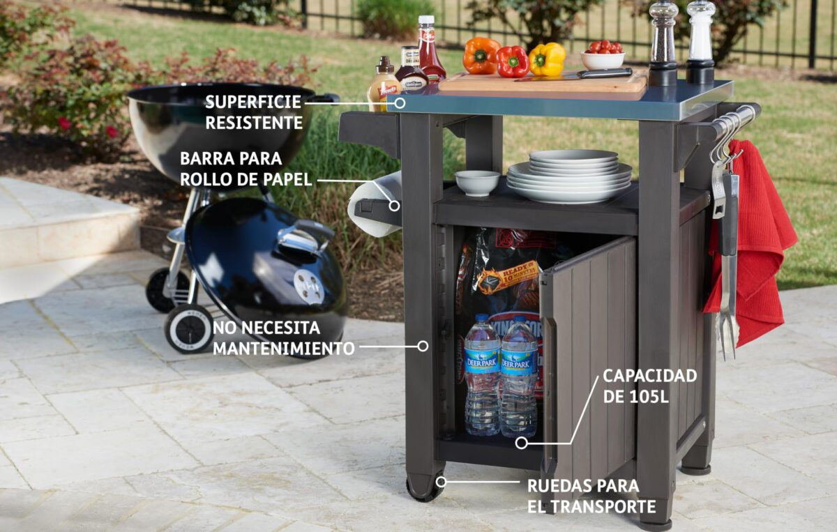 Keter BBQ Side Table Pequeño brown (New)