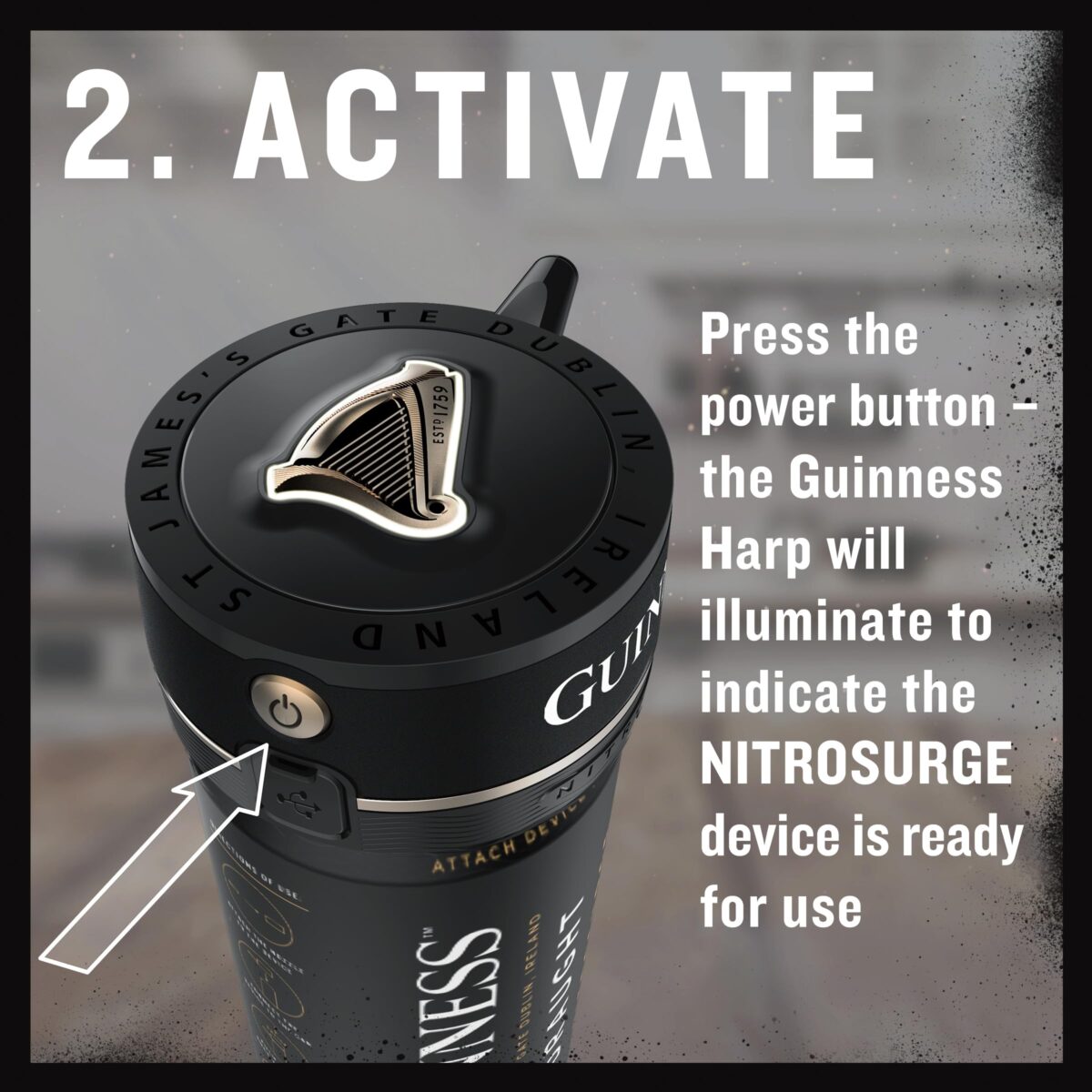 Guinness Nitrosurge Device, Perfect Pub Pour, Cans Sold Separately (New)