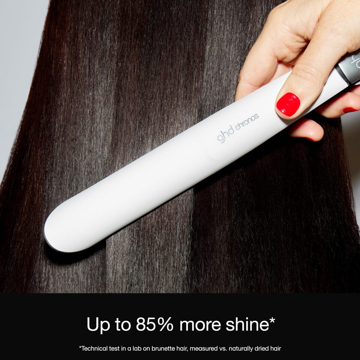 ghd Chronos Professional Styler, White, One Stroke, 3X Breakage Protection. (New)