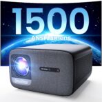 CASIRIS OmniStar L80 4K Projector, 1500 ANSI, WiFi, Bluetooth, 200" Display (New)