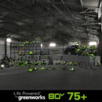 Greenworks Pro 21-Inch 80V Self-Propelled Cordless Lawn Mower, Tool-Only, MO80L00 (New)