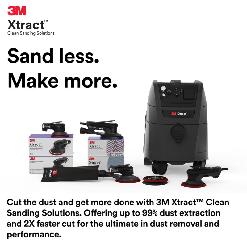 3M Xtract Portable Dust Extractor 9 Gallon with HEPA Filter (New)