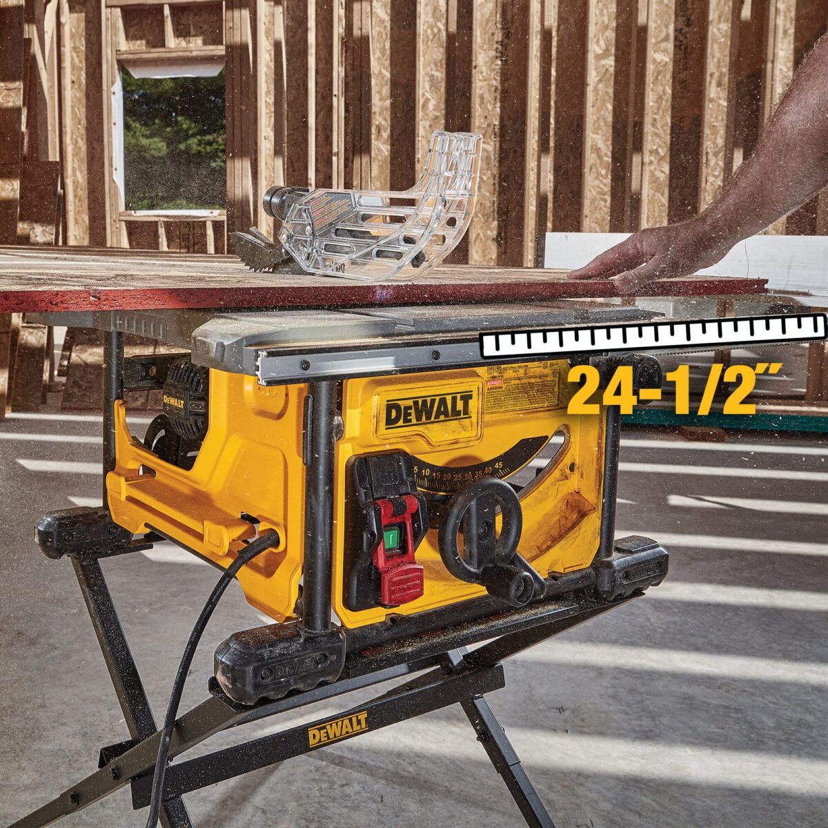 DEWALT Table Saw for Jobsites, 8-1/4 Inch, 15 Amp (DWE7485) (New)