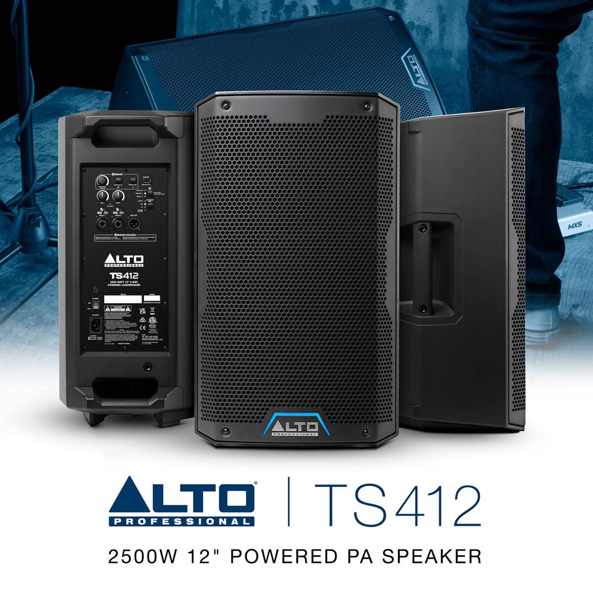 Alto TS412 2500W 12" Active PA Speaker with Bluetooth (New)