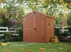 Keter Darwin 6x6 Outdoor Shed: Heavy Duty, Garden Tools, Double Doors. (New)