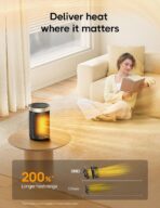 Dreo 1500W Electric Heater, Silent, Portable, 3 Modes, Gold (New)