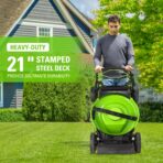 Greenworks Pro 21-Inch 80V Self-Propelled Cordless Lawn Mower, Tool-Only, MO80L00 (New)