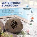 Alpine Bluetooth Solar Outdoor Rock Speakers & Keter Cool Bar (New)