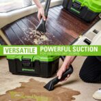 Greenworks 40V 3 Gal Cordless Wet/Dry Vacuum, Hose, 4.0Ah Battery. (New)