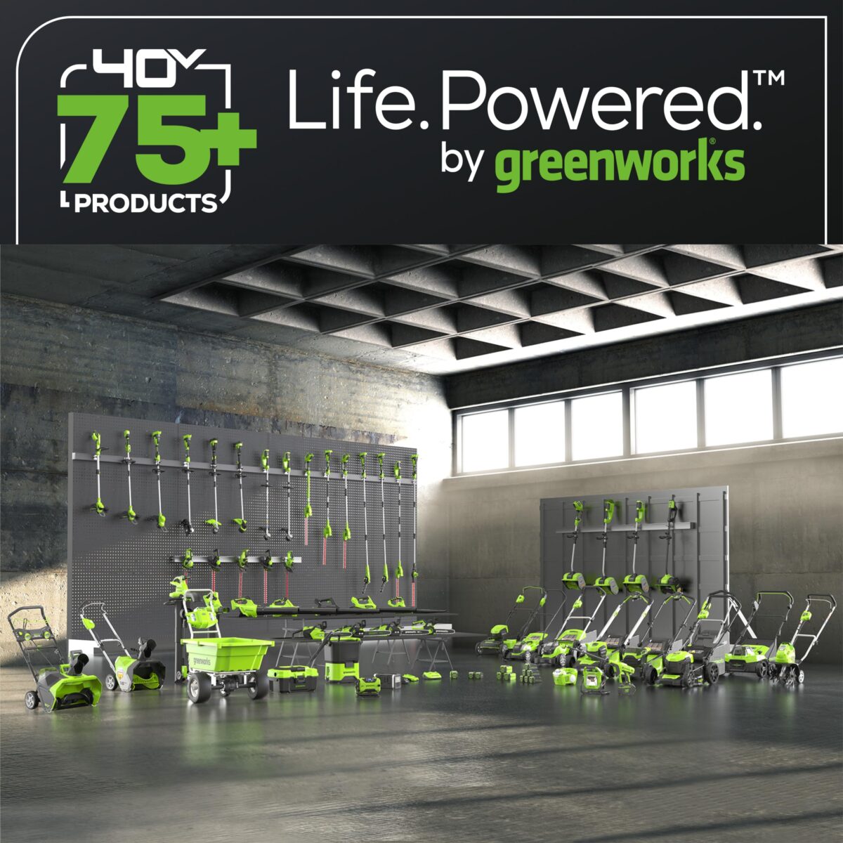 Greenworks 40V 8" Brushless Edger, 4.0Ah Battery and Charger Included (New)