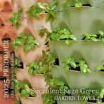 Garden Tower 2™, 50-Plant Composting Vertical Garden Planter (New)