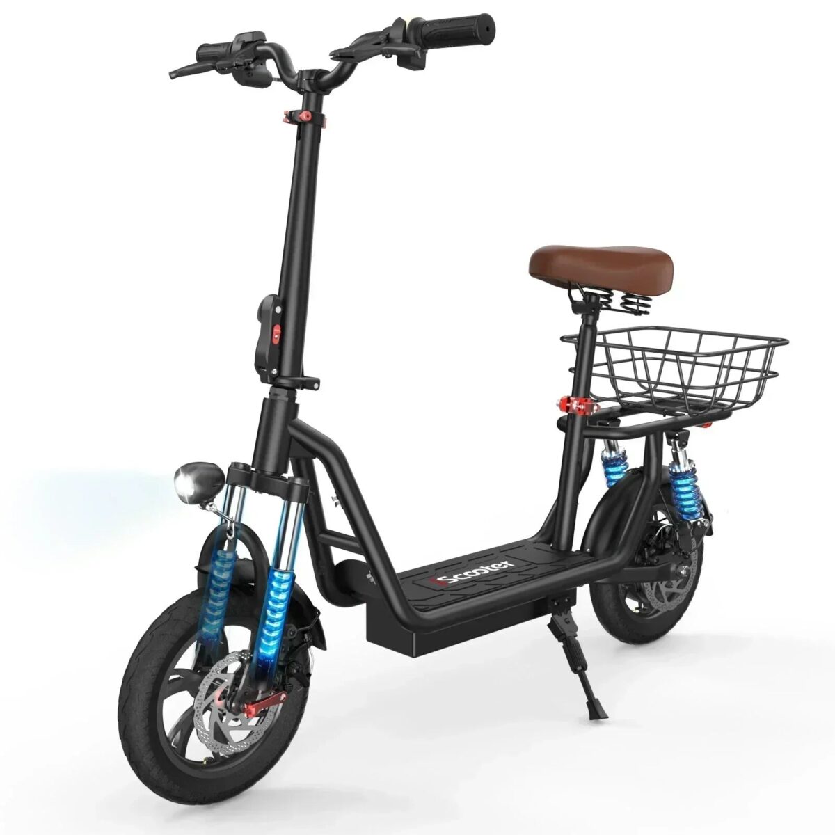 iScooter i12 Electric Scooter with Seat & Rear Basket (New)