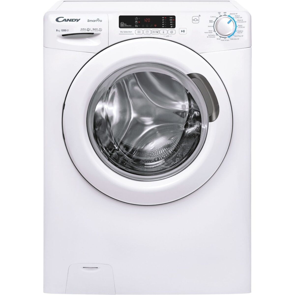 Candy Smart Pro CH283DW4/1-80 8kg WiFi Washing Machine, 1200 rpm, White (New)