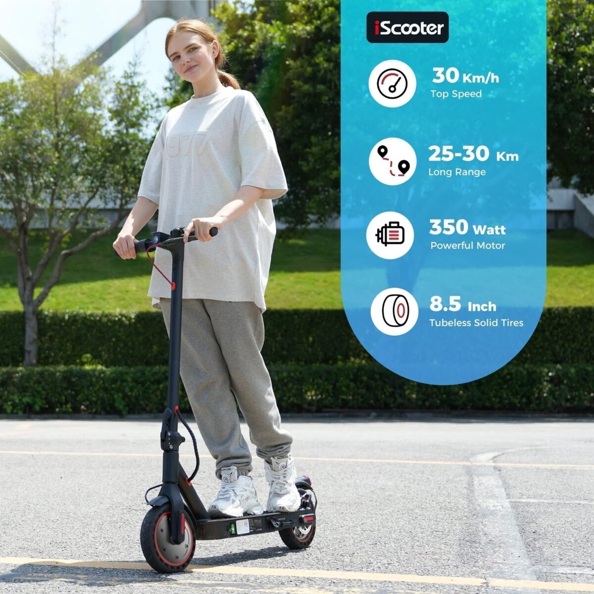 iScooter i9 Electric Scooter for Adults (New)