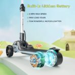 iScooter iK2 Height Adjustable Kids Electric Scooter with Flashing Wheels (New)