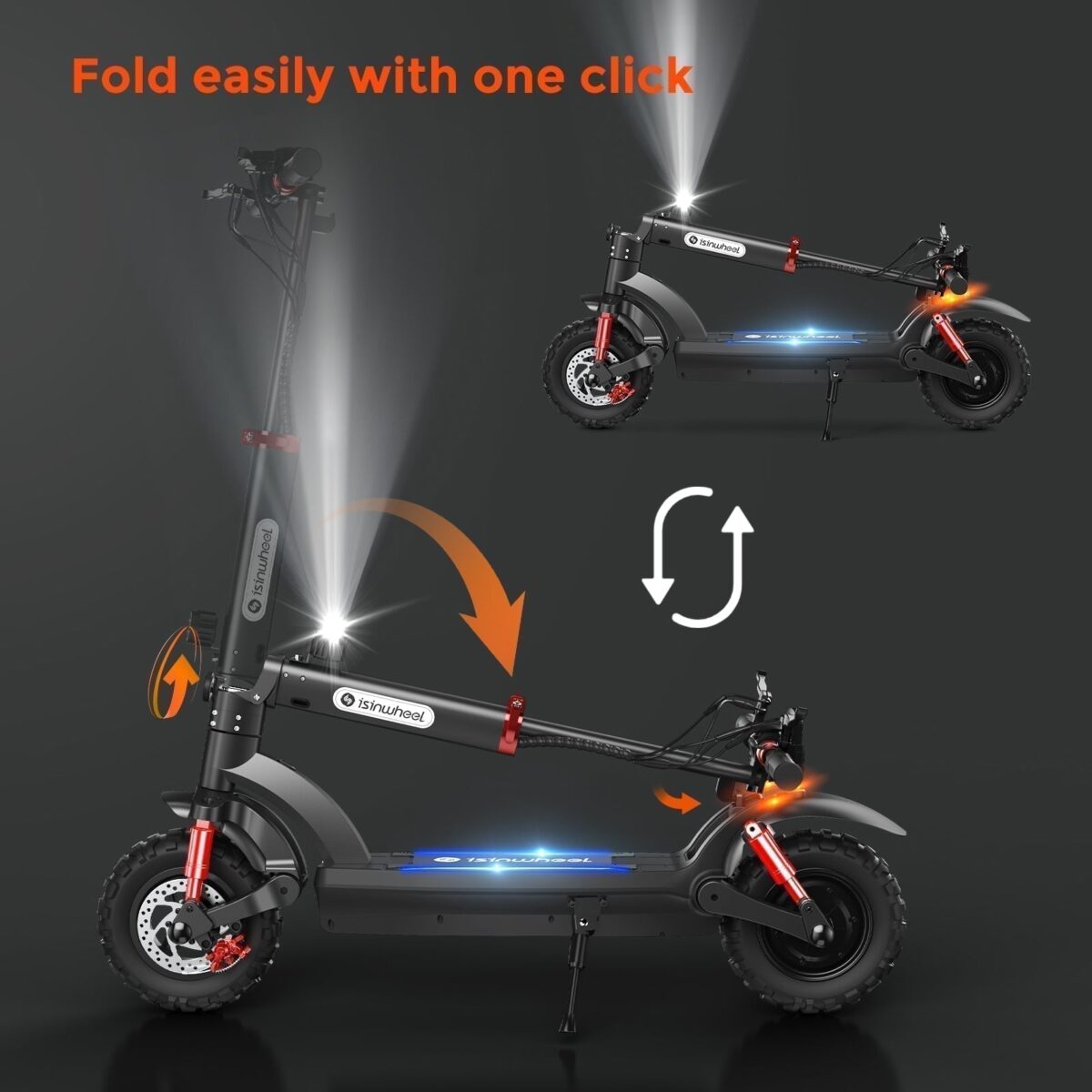 isinwheel® GT2 Off Road Electric Scooter 1000W (New)