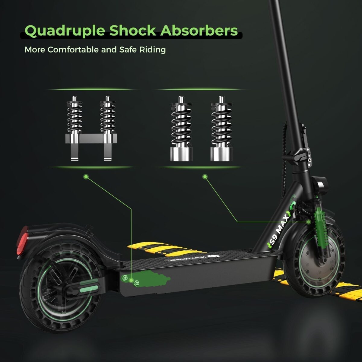 isinwheel® S9Max Electric Scooter for Adults 500W (New)